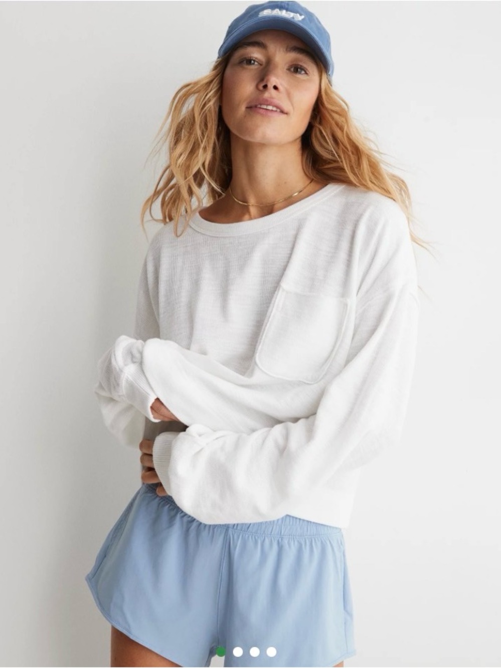 Aerie Endless Summer Crew Sweatshirt Large